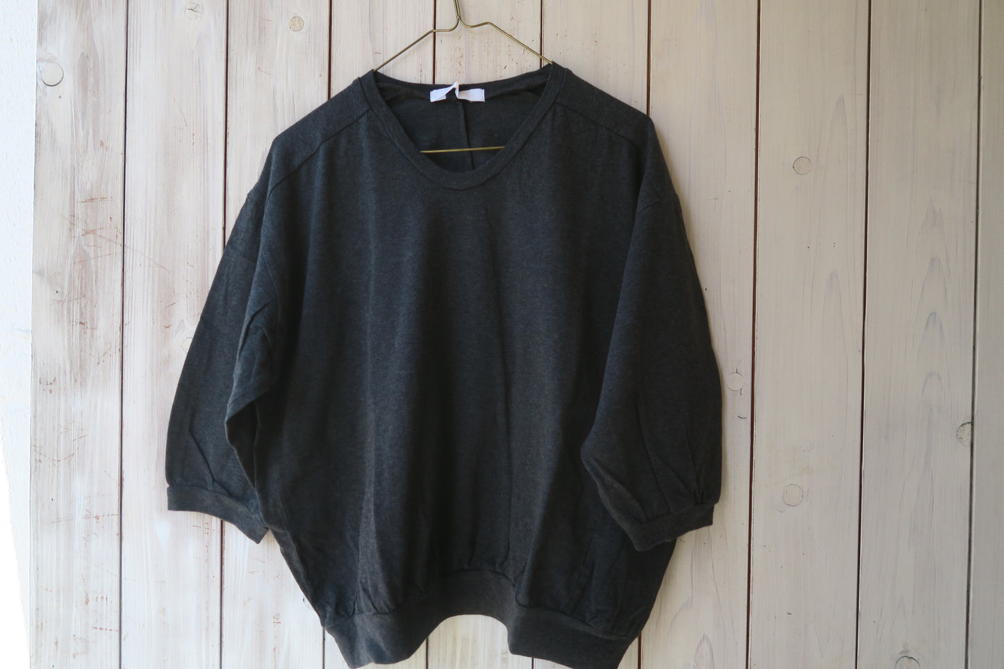 japan---6分袖プルオーバー--homspun