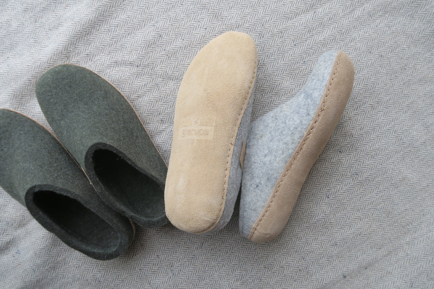 denmark----ウールのルームシューズ---glerups