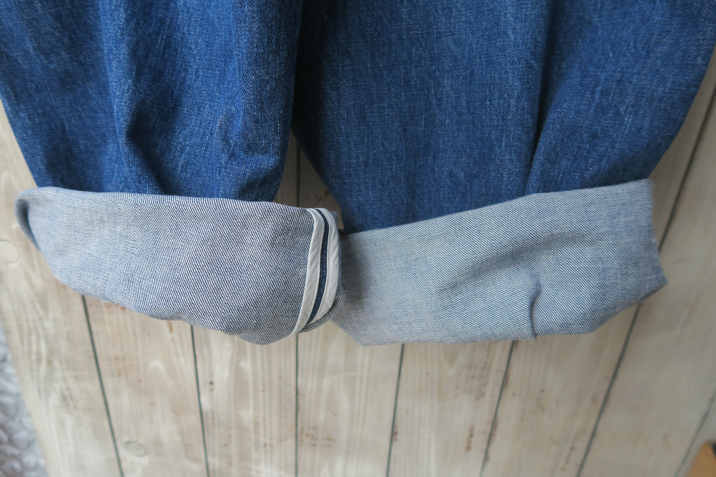 japan----デニムサスペンダーパンツ--R&D