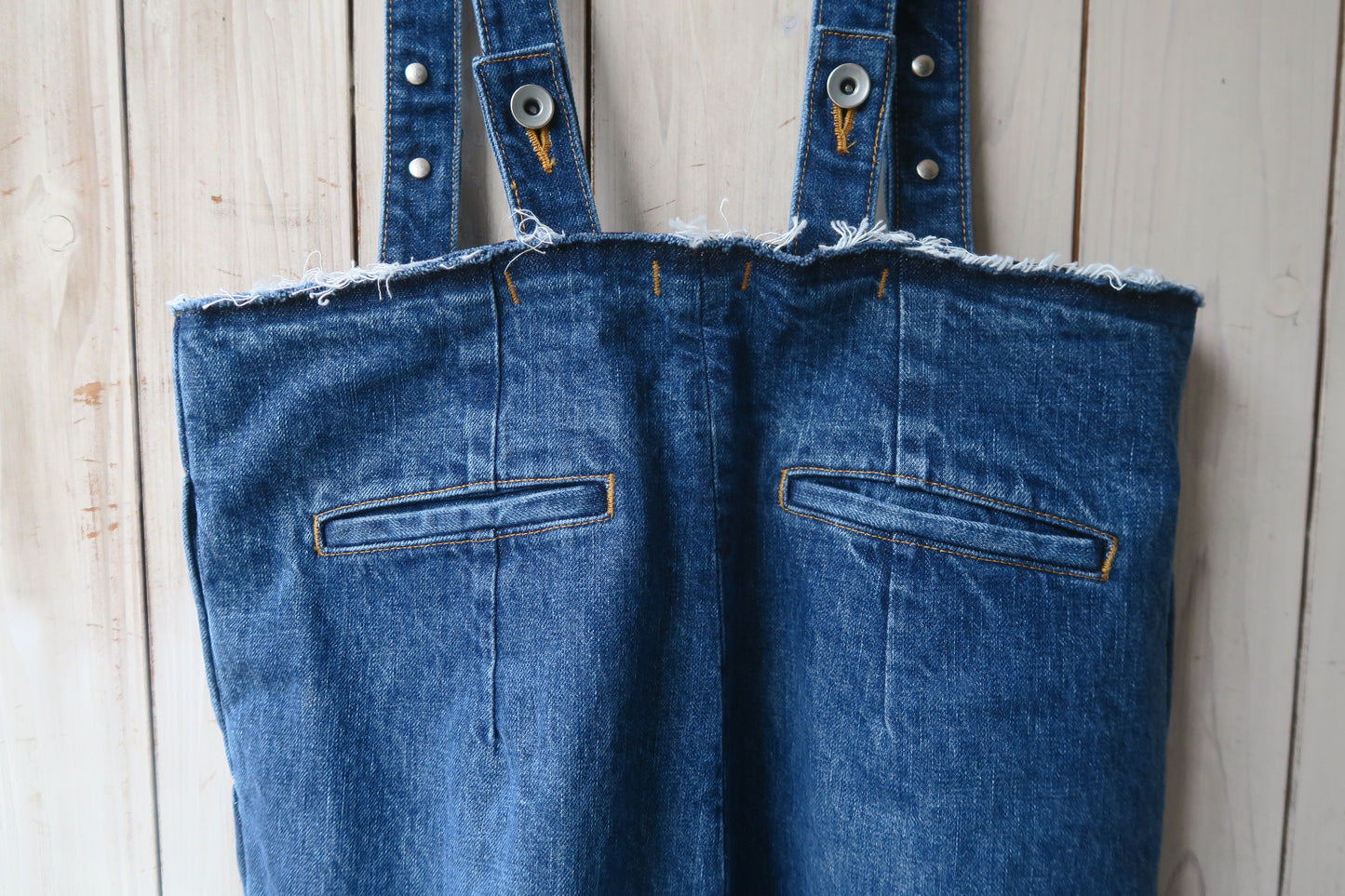 japan----デニムサスペンダーパンツ--R&D