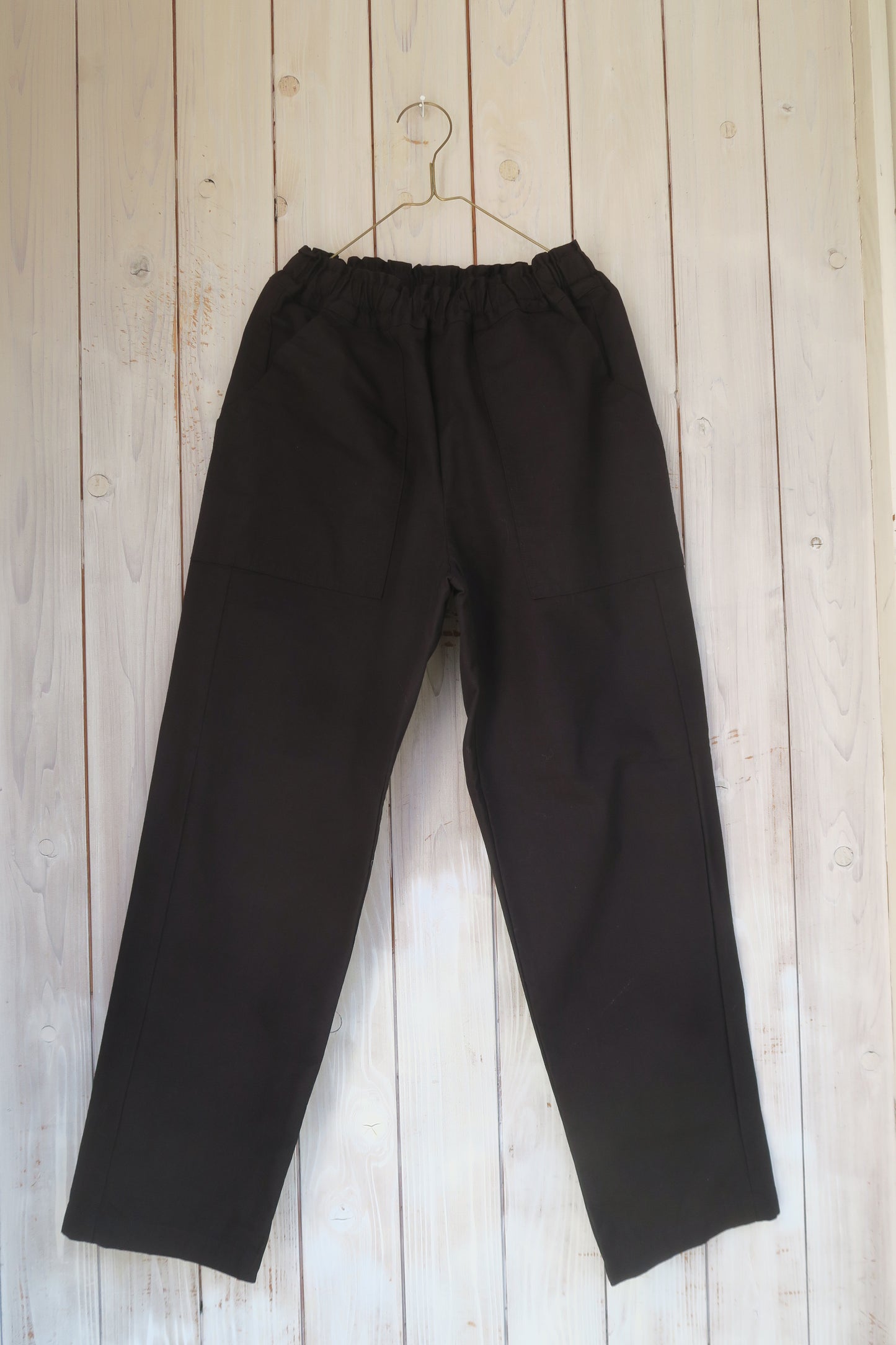 japan--ギャザーパンツ--homspun