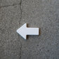 japan---white arrow magnet